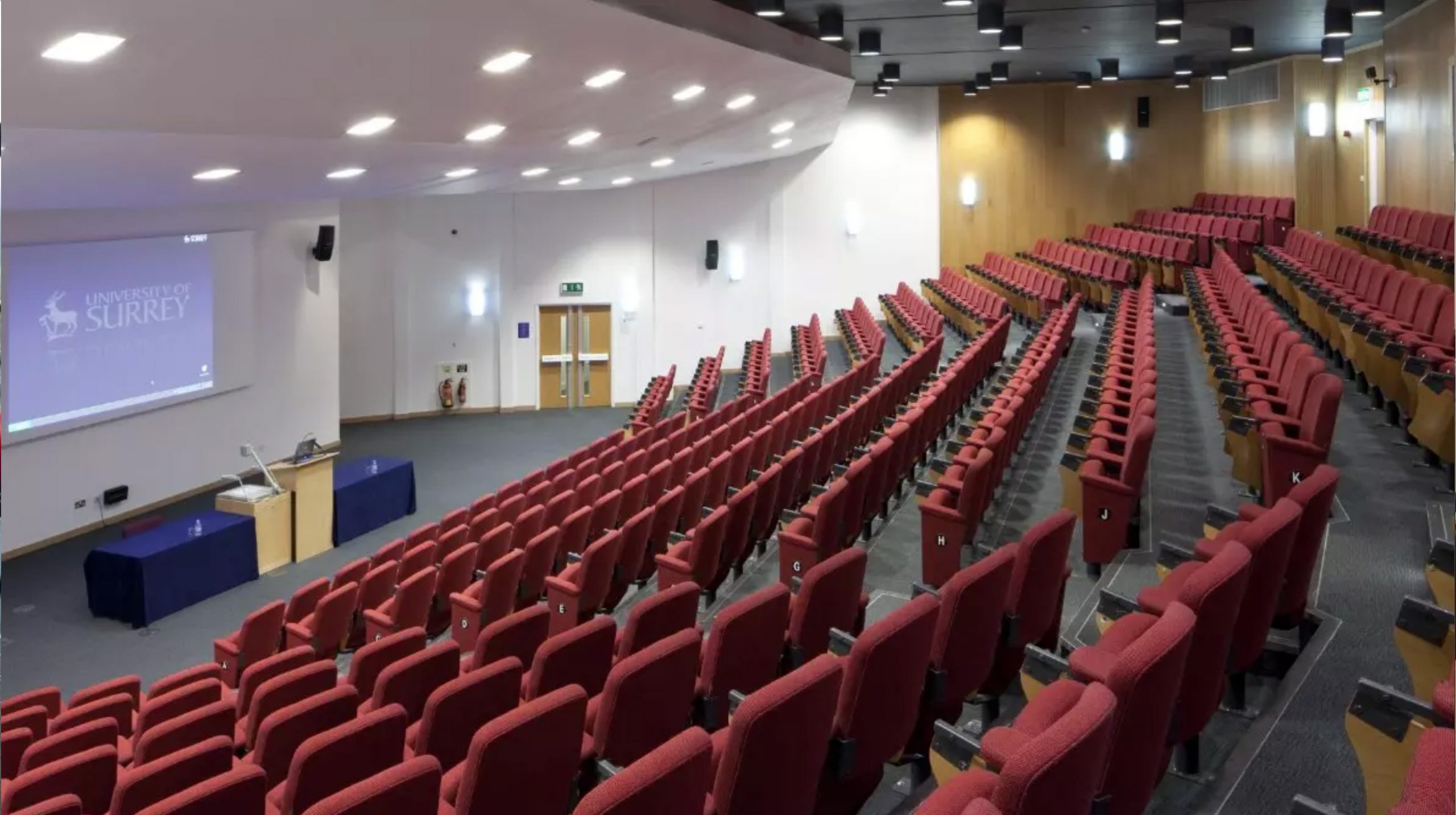 University of Surrey lecture theatres